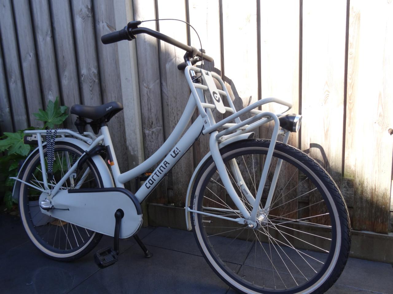 🚲 Cortina U4 Transport Meisjesfiets – 24 inch | Grey Matt 🩶