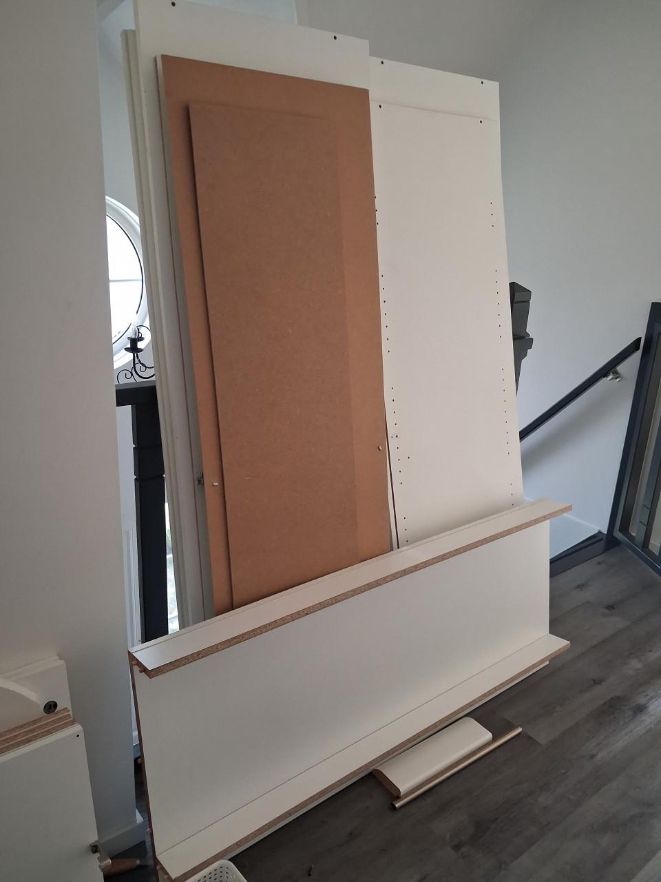 Kledingkast wit 2deurs