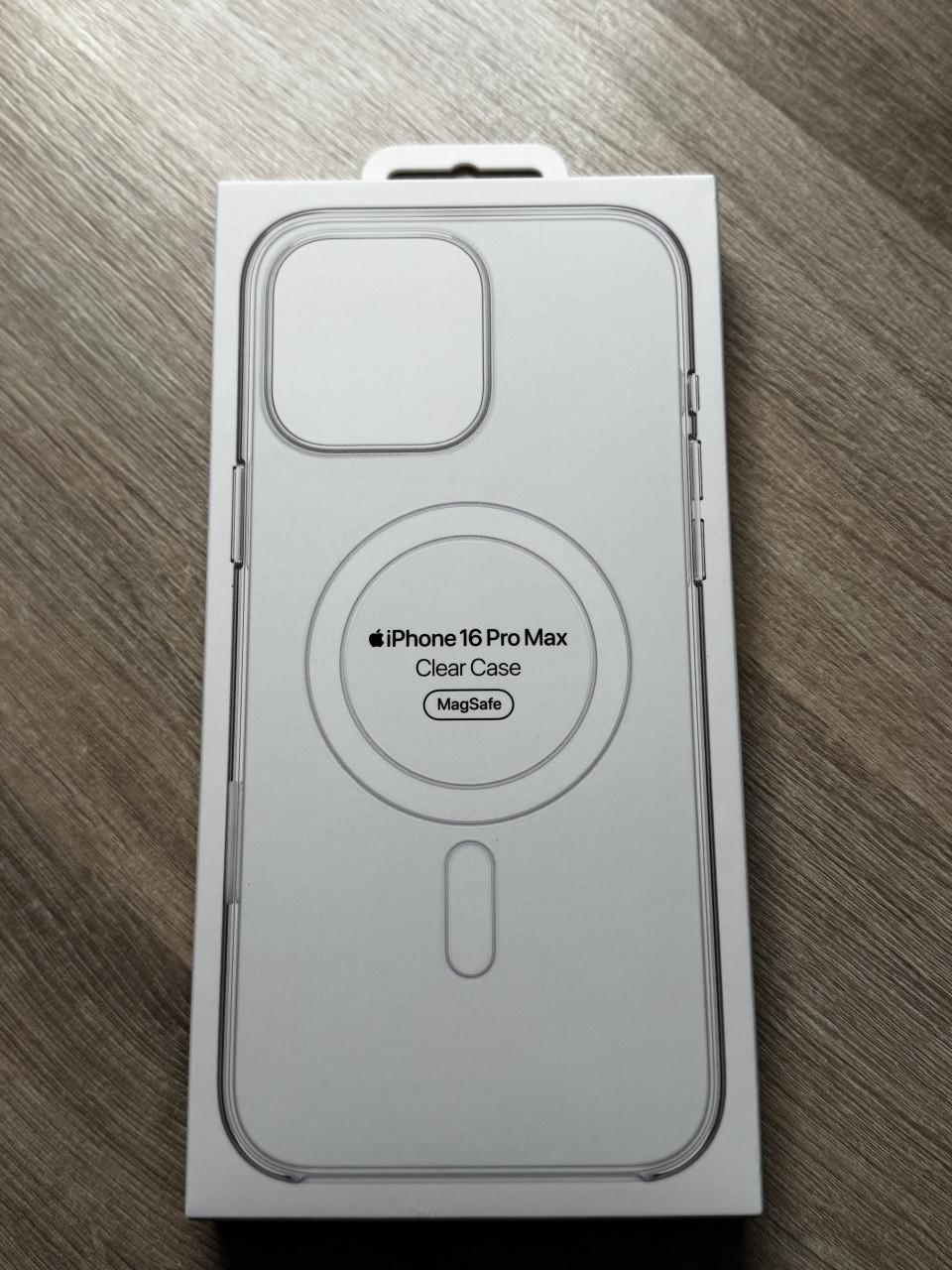 Clear case MagSafe hoes Apple iphone16 pro max