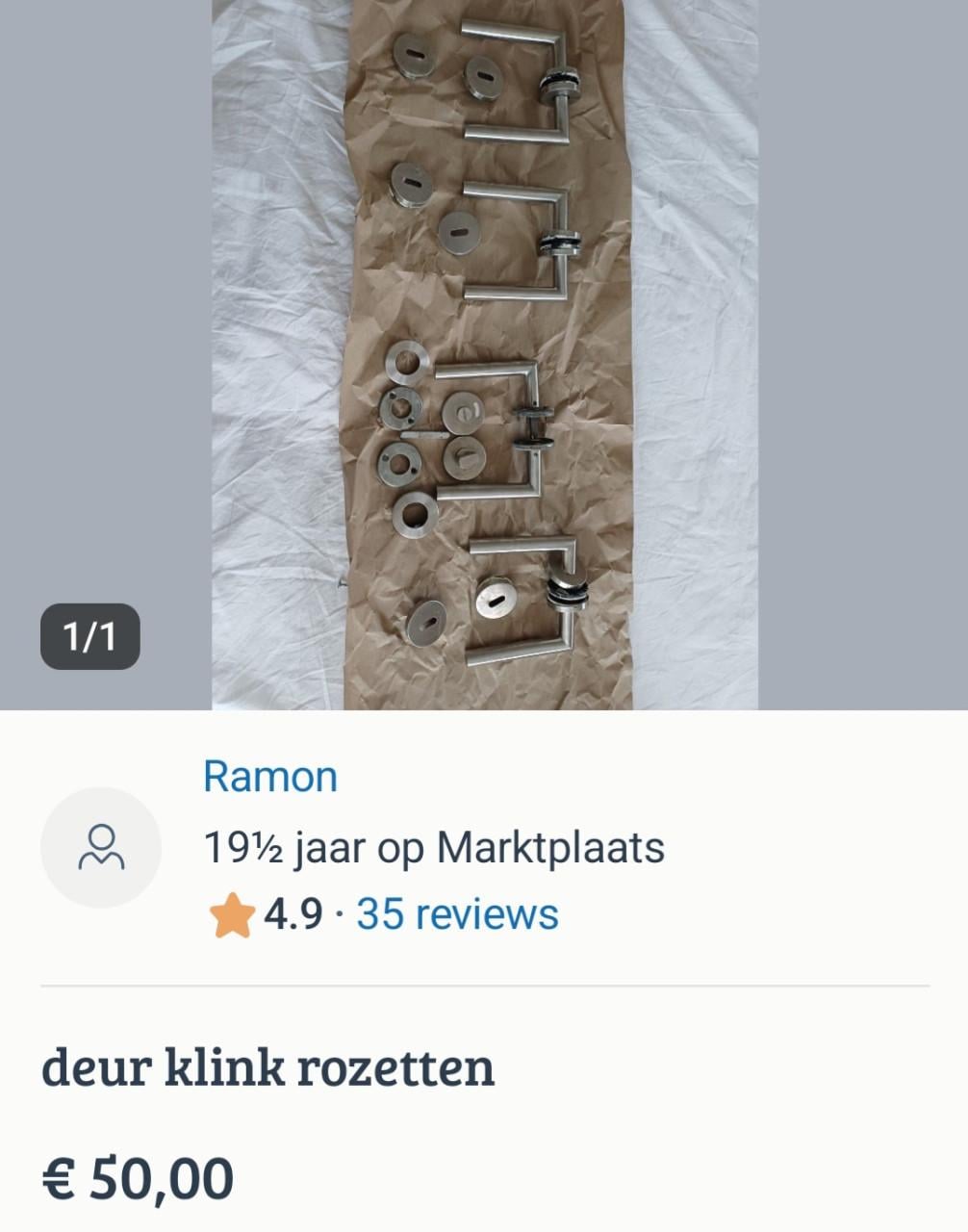 Deur klink rozetten