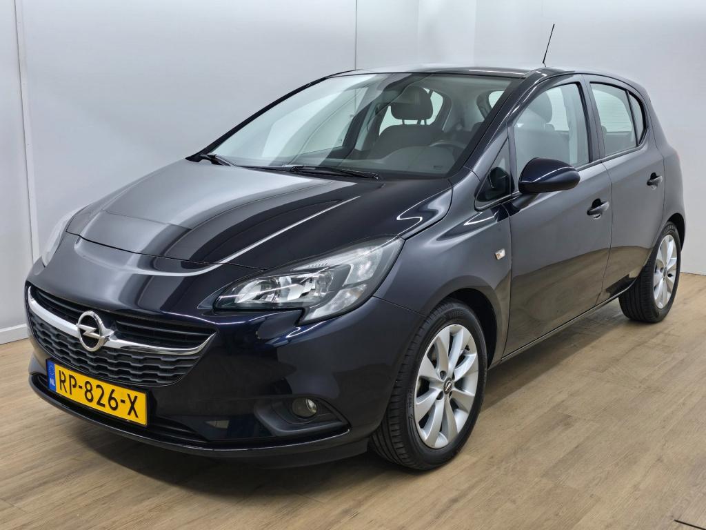 Opel Corsa occasion 1.4 favourite | donkerblauw | tweedehands opel corsa | 