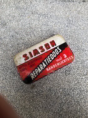 Vintage blikje.