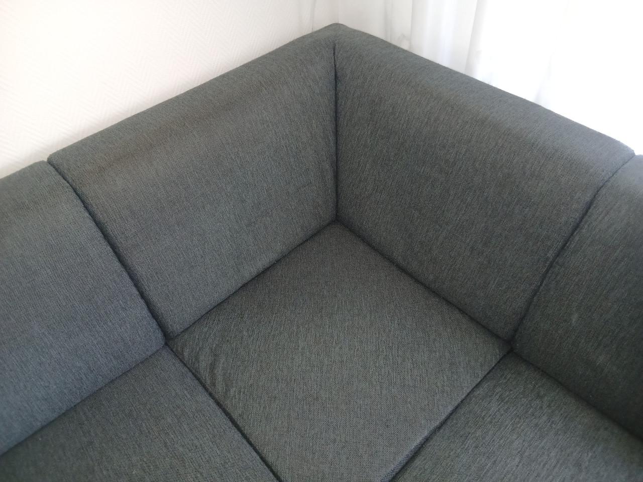 Hoekbank blauwgrijs