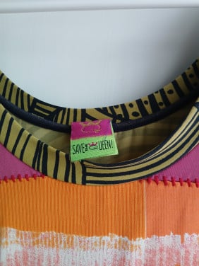 Prachtige fleurige jurk, SAVE THE QUEEN, maat  34/36