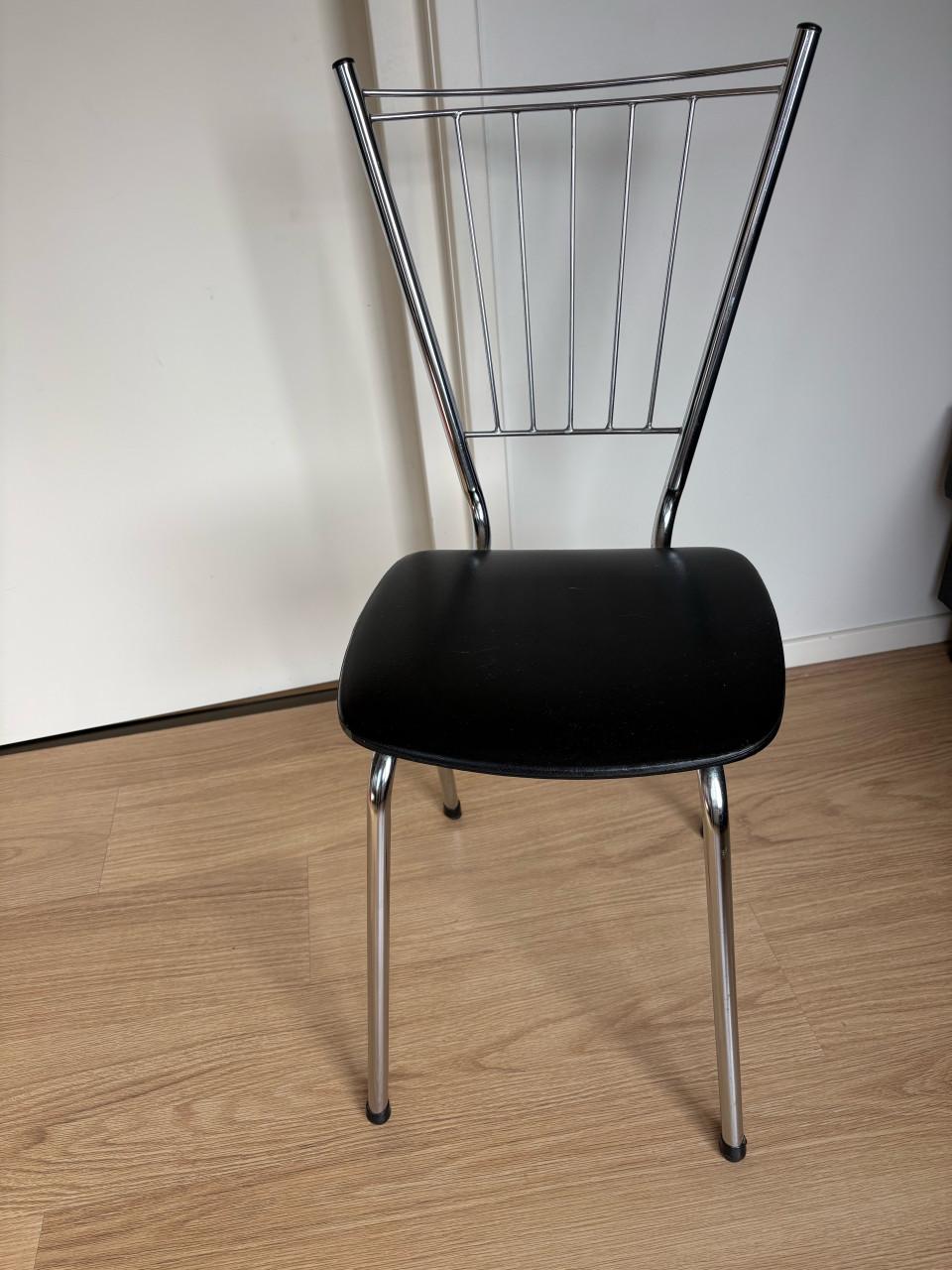 Vintage bureau Formica, met stoel