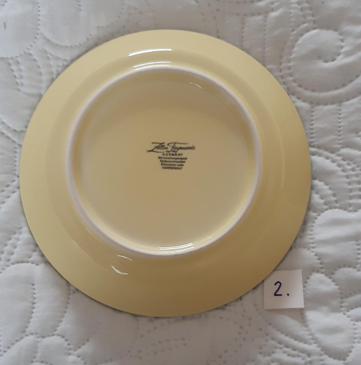 Kip en haan servies: 1 soepkop + 1 schotel