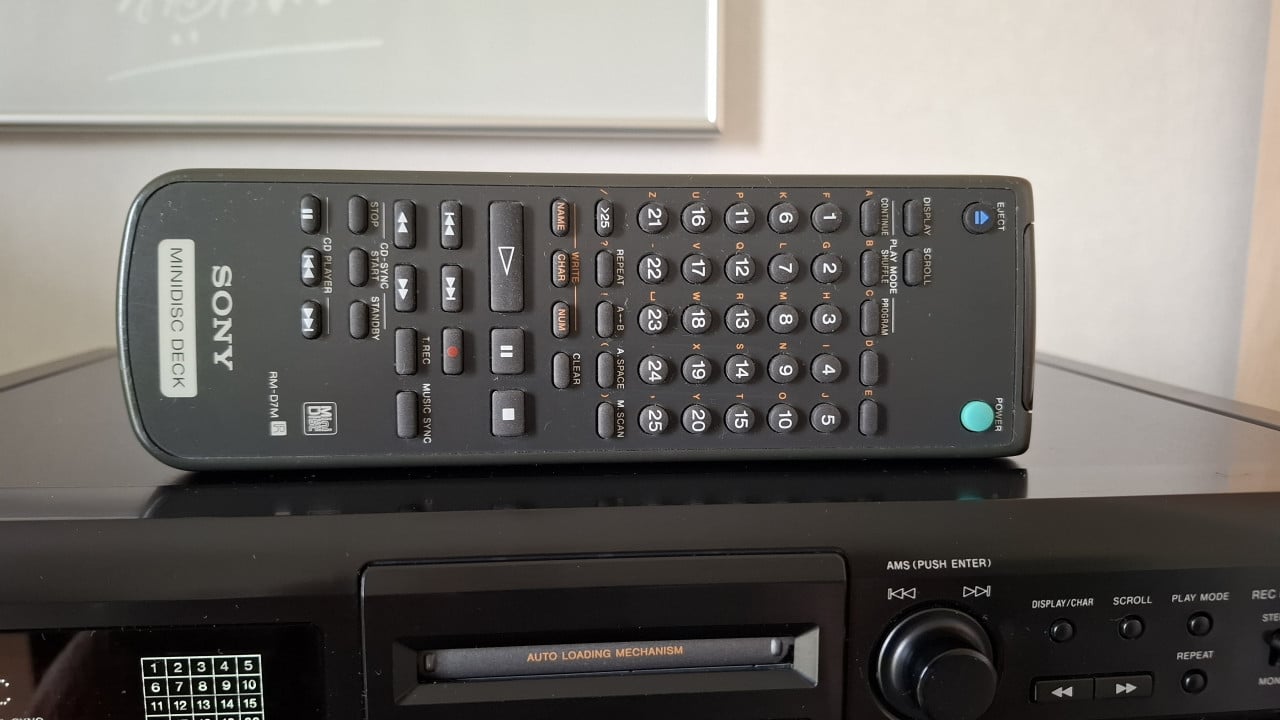 Sony MD-speler MDS-JE500