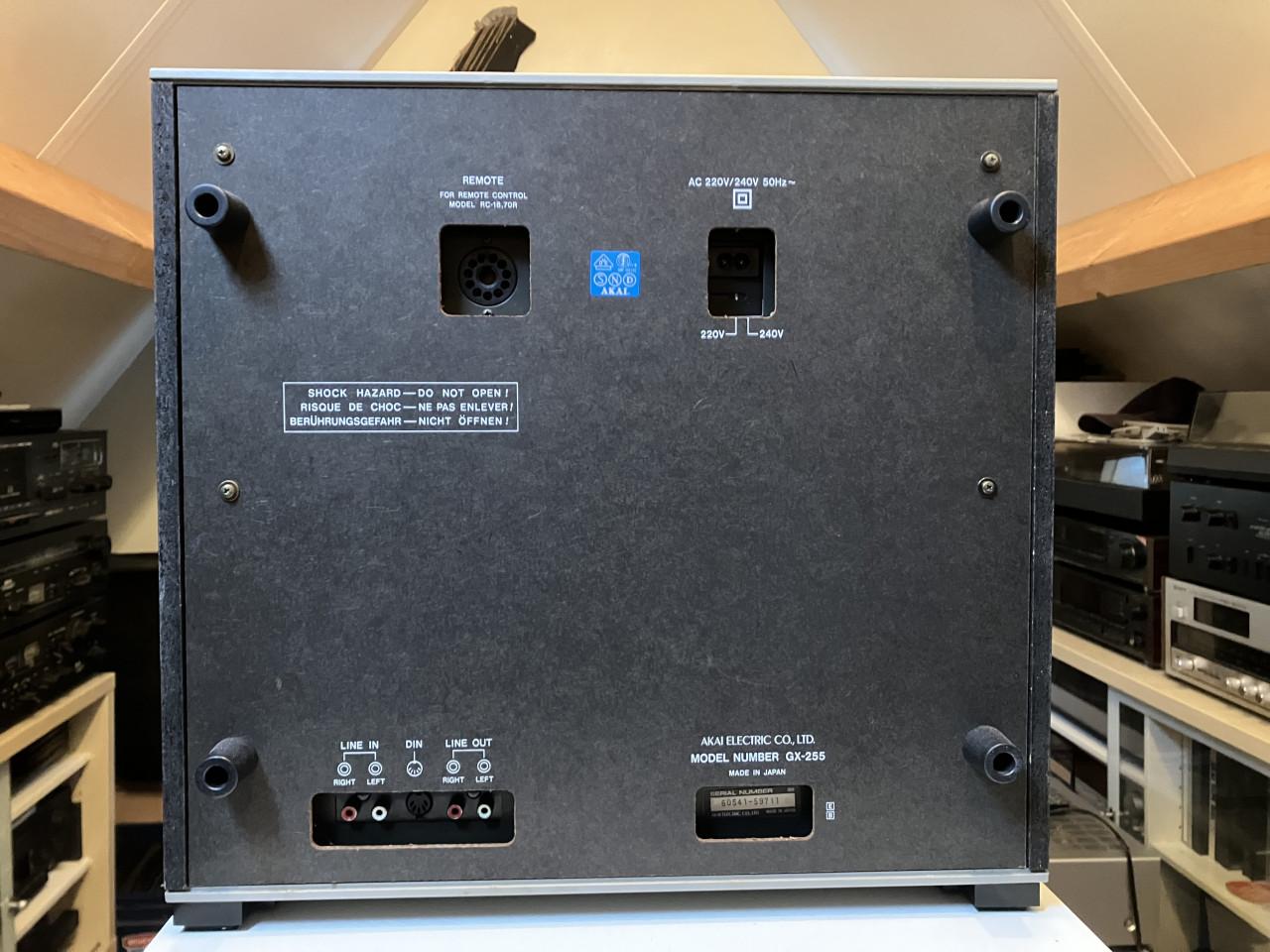 Prachtige Akai GX-255 auto-reverse bandrecorder incl. service en garantie