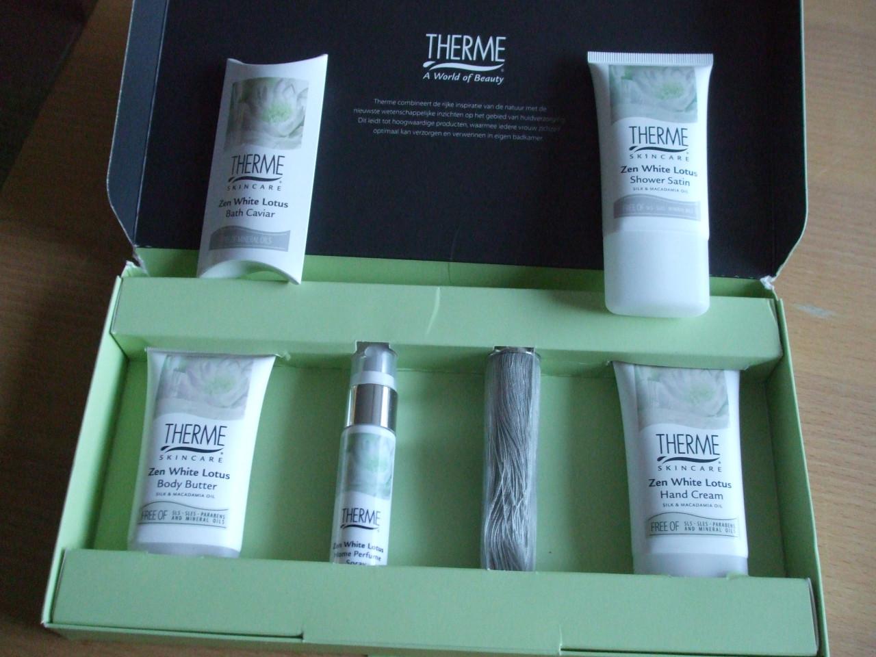 Te koop geschenksetje van "Therme".(nieuw).