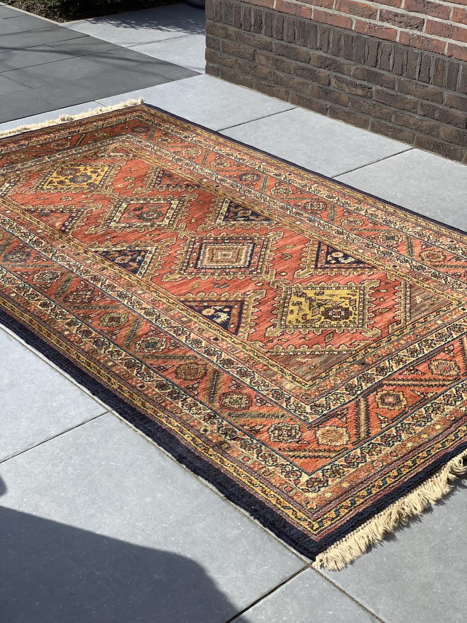 ✨Super Leuk Handgeknoopt Vintage Vloerkleed Louis de Poortere✨