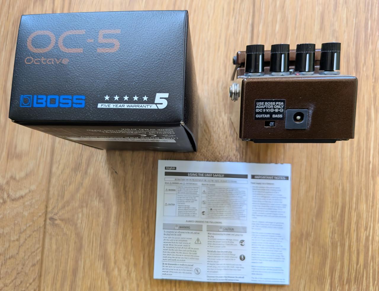Boss OC-5 octave pedal voor de (bas)gitaar