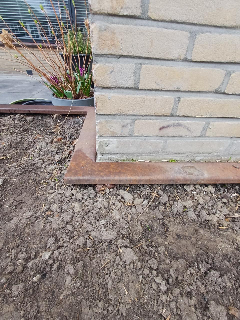 Cortenstaal bloembak