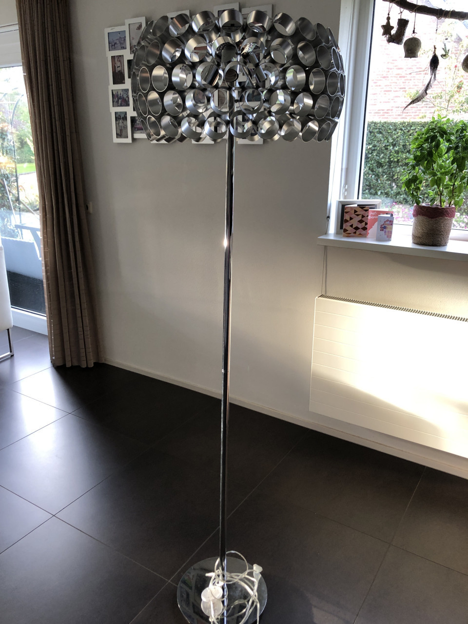 Verchroomde Vloerlamp fabrikant Willemse