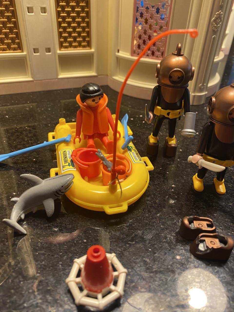 Playmobil boot duikers