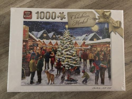 Puzzel "Christmas market" NIEUW