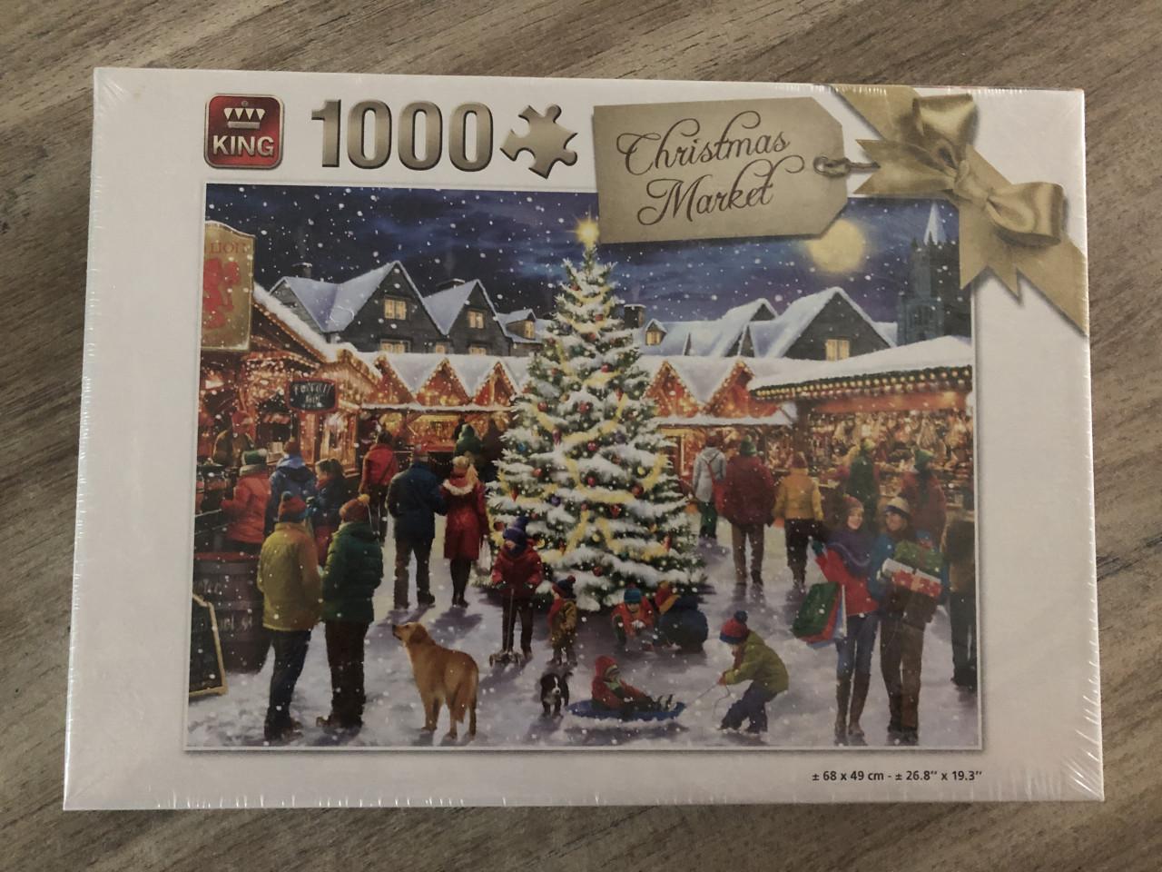 Puzzel "Christmas market" NIEUW