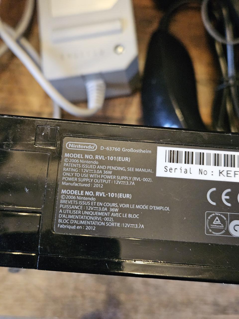 Nintendo Wii Zwart met 3 controllers en accessoires