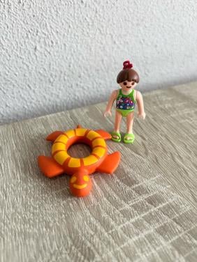 Playmobil; meisje met zwemband nr 4860