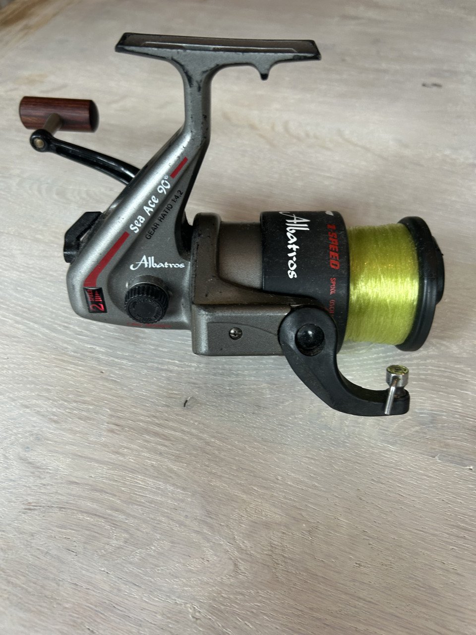 Te koop albatros sea ace 90 grote zeemolen met nieuwe lijn