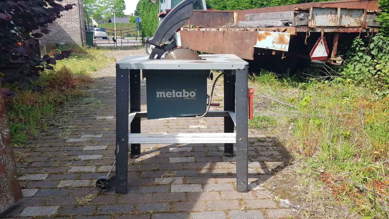 Tafelzaag / bouwcirkelzaak metabo