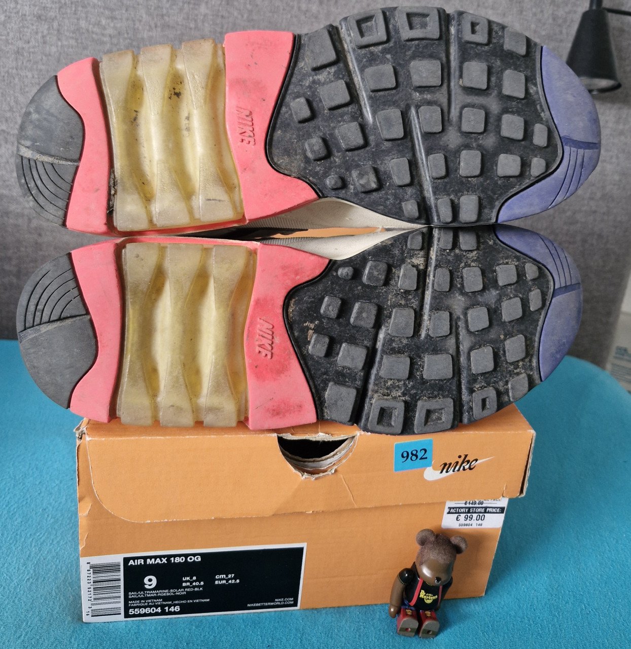 Nike Air 180's uit 2012 maat 42.5
