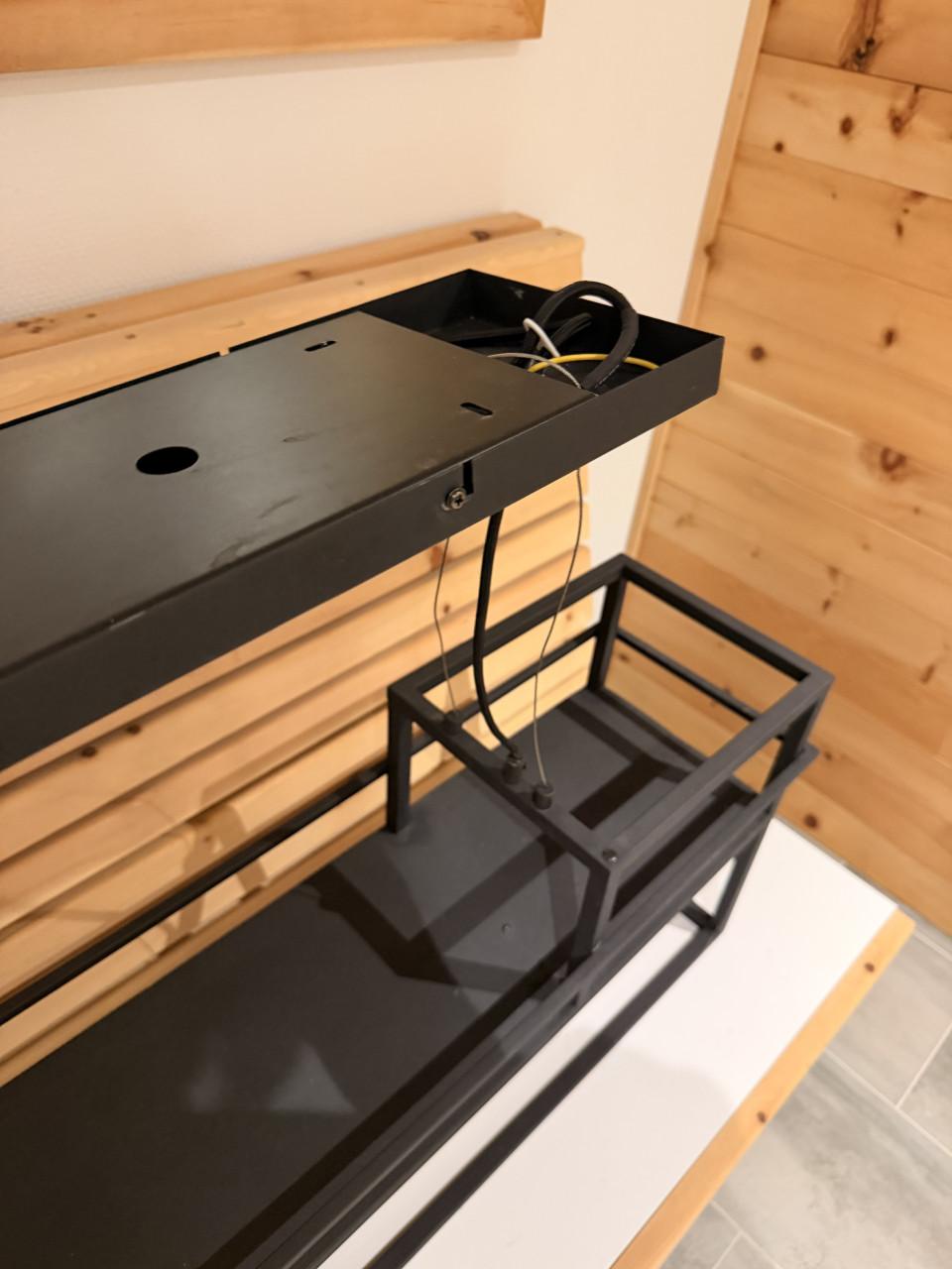 Industriële eettafellamp