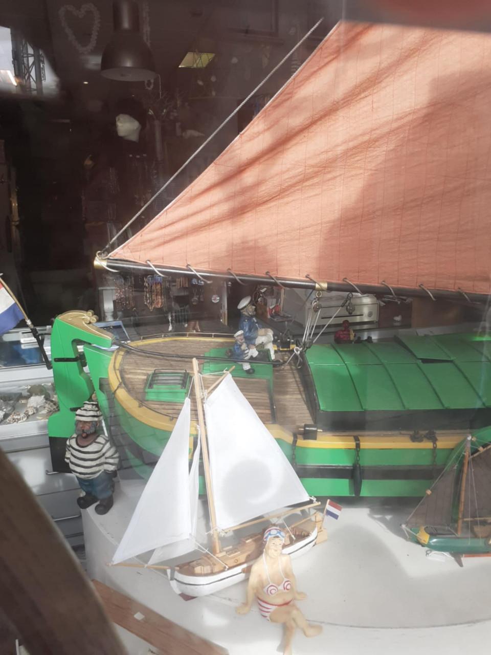Groot scheepsmodel zeilschip Paviljoenpoon 160 cm
