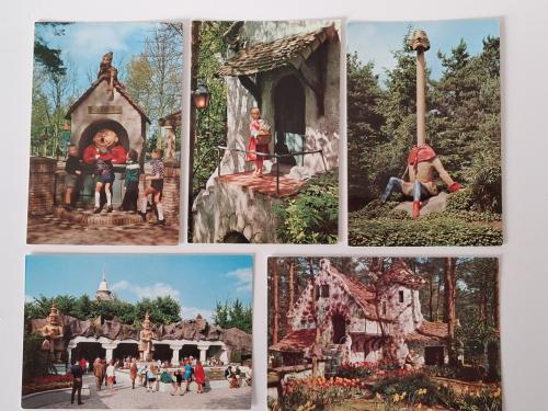 Ansichtkaarten Efteling jaren 60/70