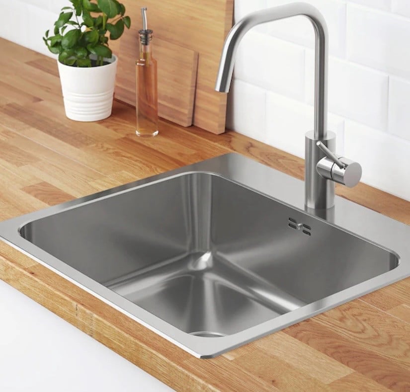 Spoelbak RVS
