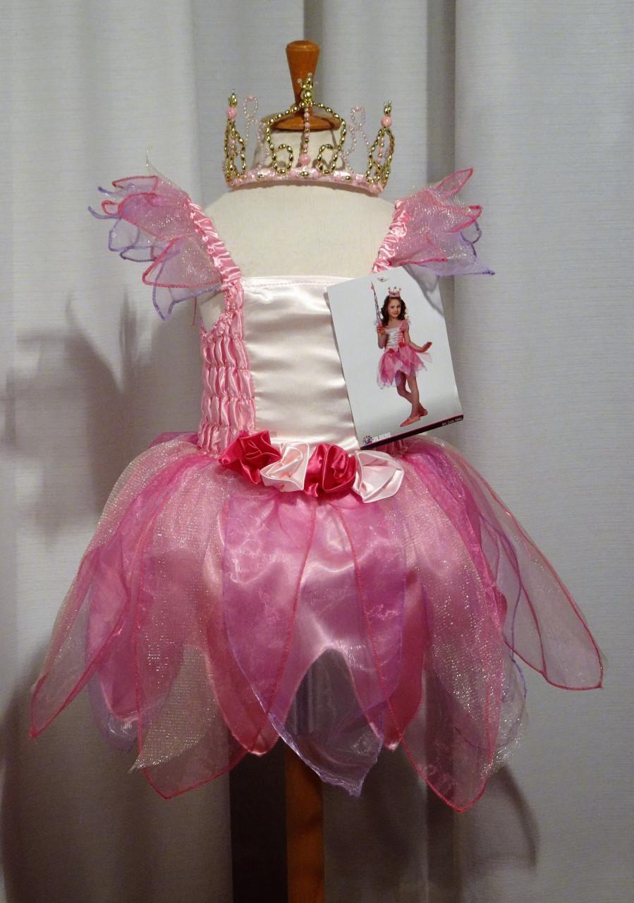 Nieuw ! Maat 98 Mooie Roze Prinsessenjurk