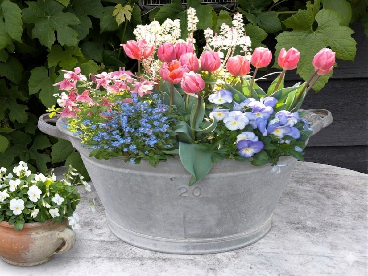 Brocante tuinartikelen