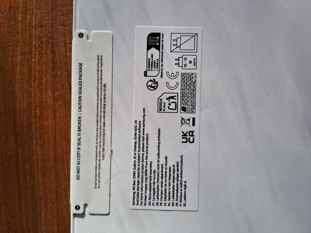 Samsung tablet Galaxy S6 Lite