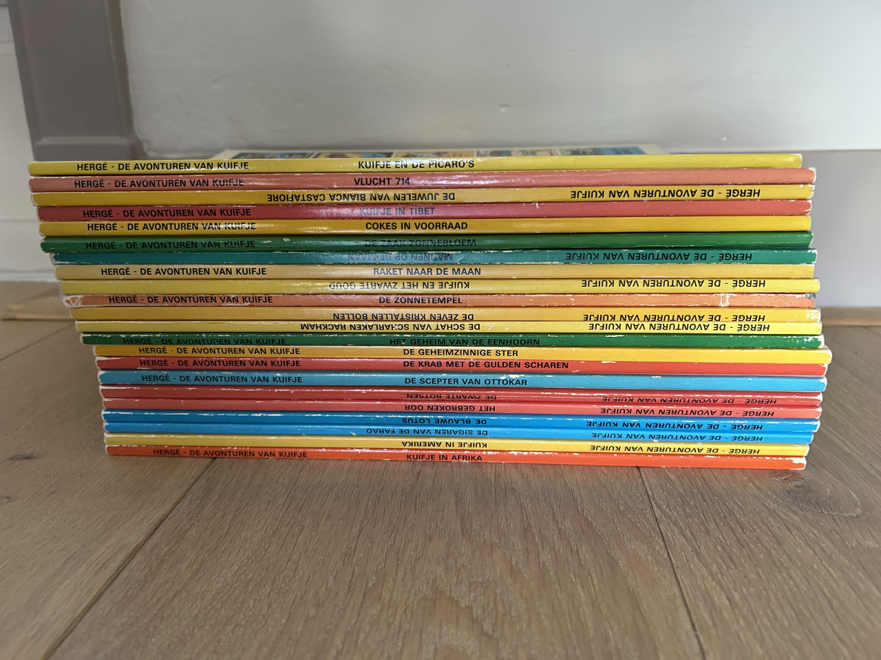 Kuifje stripboeken complete serie