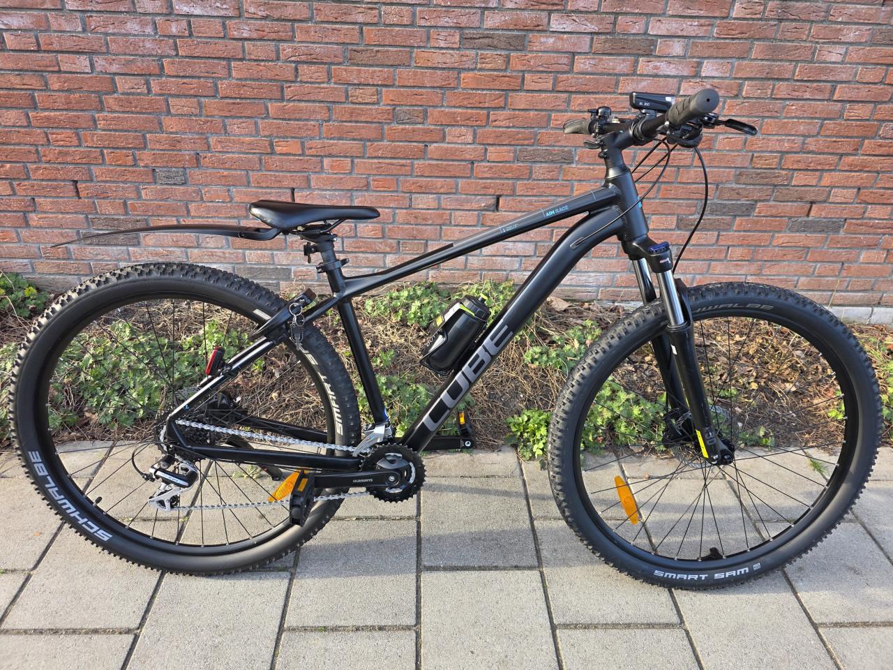 CUBE | AIM RACE | 29 INCH | FRAME 47CM | 2X8V | NETTE STAAT!