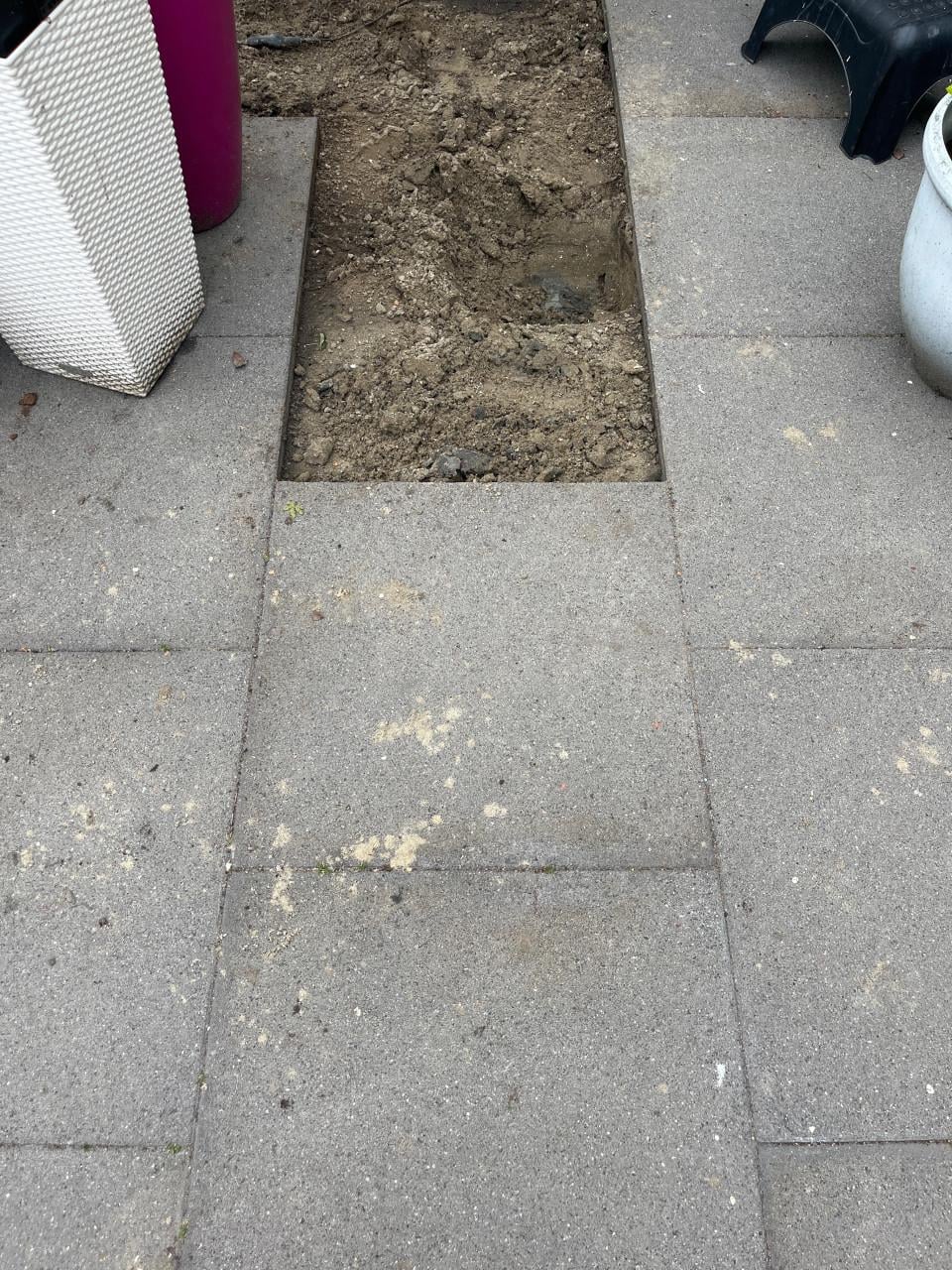 Gratis tegels en zand