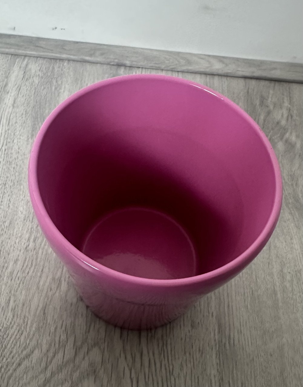 Roze bloempot (d=12 cm)