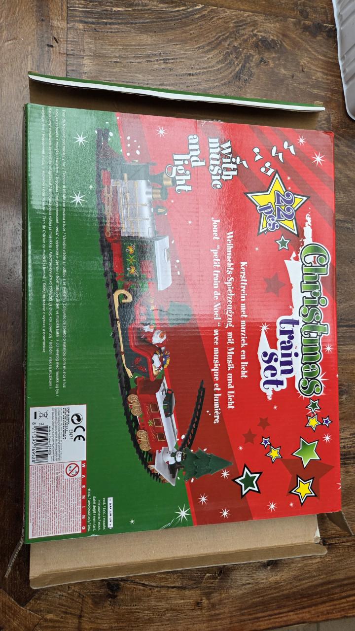 Kersttrein Set - Compleet met Muziek en Licht met extras!