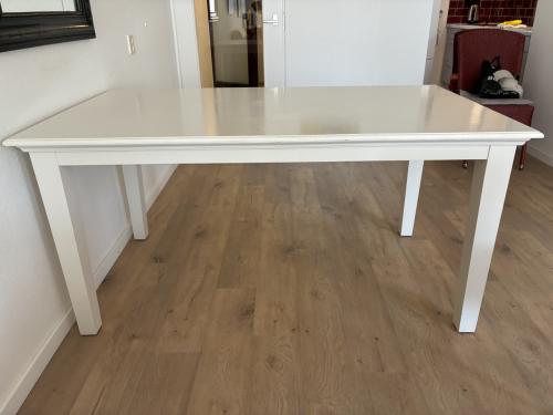 Eettafel wit, 180x90x79