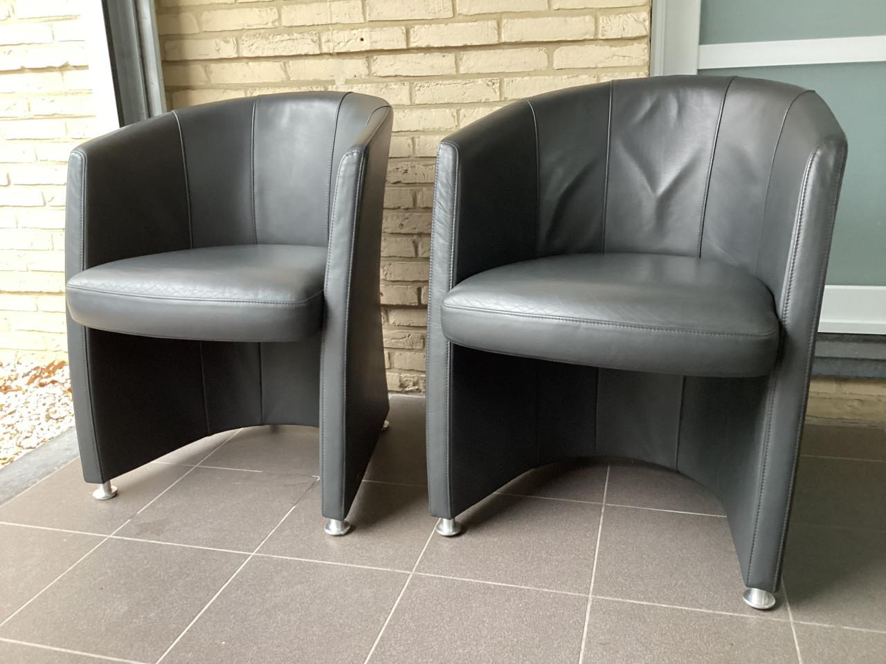 Rolf Benz stoelfauteuils(4 stuks)RB7300(topstaat