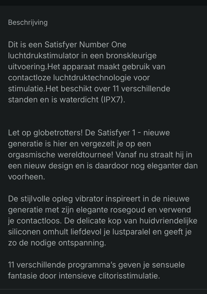 Satisfyer number one - nieuw
