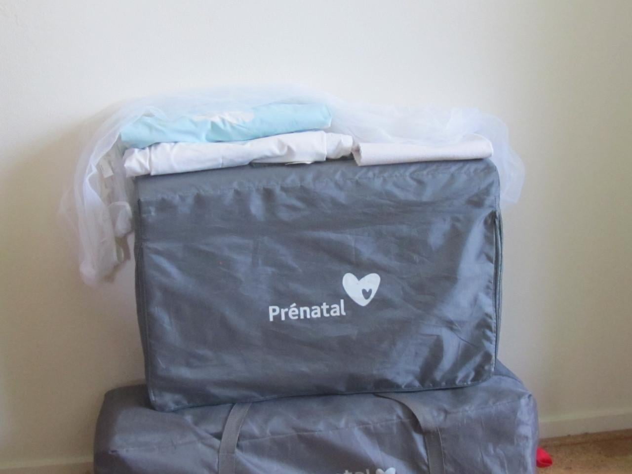 Prenatal campingbedje compleet met klamboe