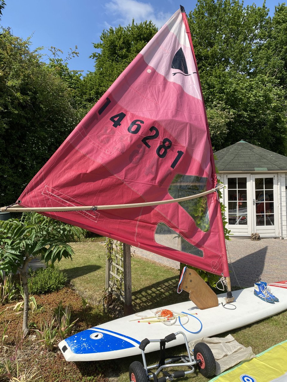 Originele Windsurfer Ten Cate met toebehoren