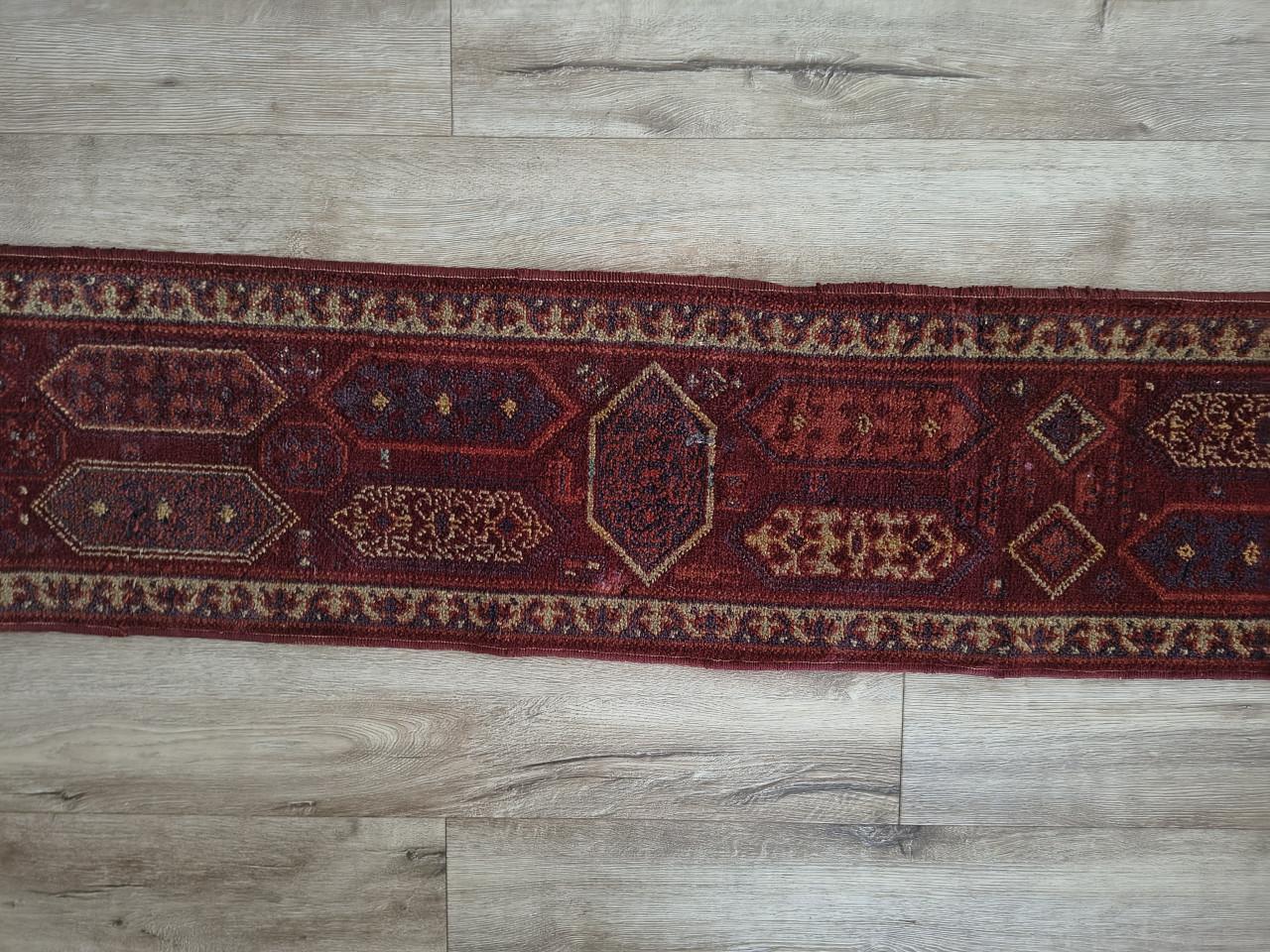 Prachtig bruin rood Perzisch tapijt, Perzische loper, kleed.