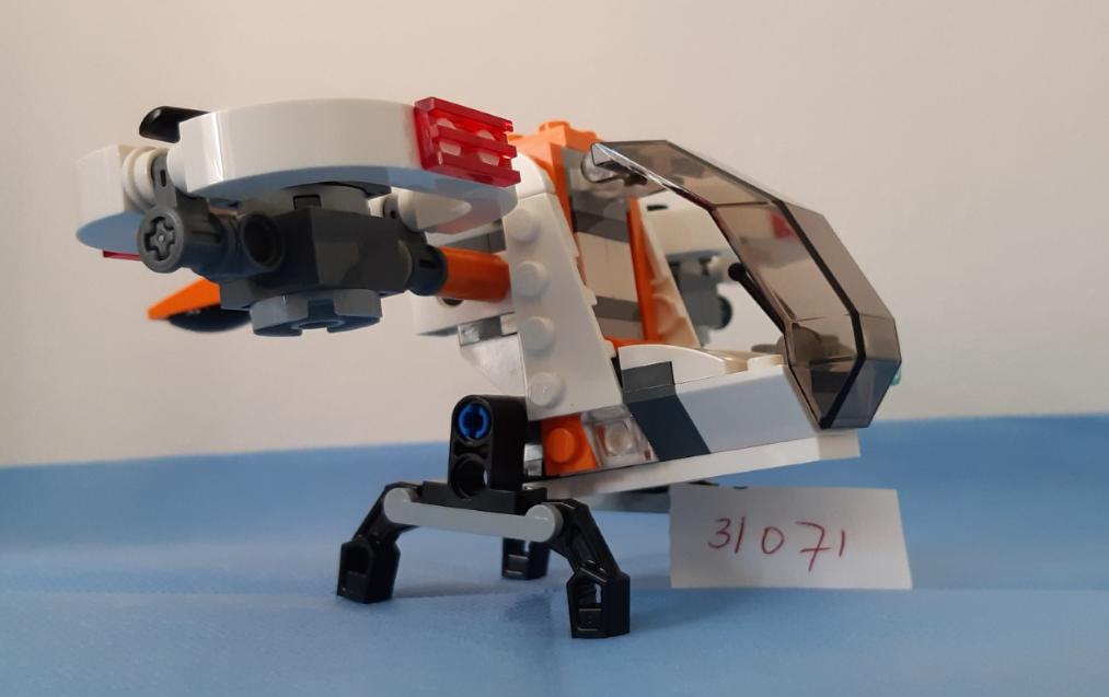 LEGO Creator 31071:Droneverkenner of moerasboot (hovercraft) of propellervl