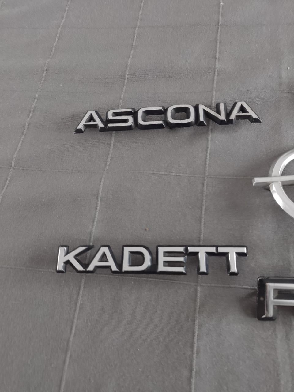 Auto emblemen opel Record-Ascona-Kadett-wieldeksels