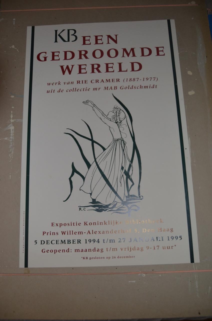 Posters tentoonstellingen Ned. kunstenaars ong. 40 jaar oud!