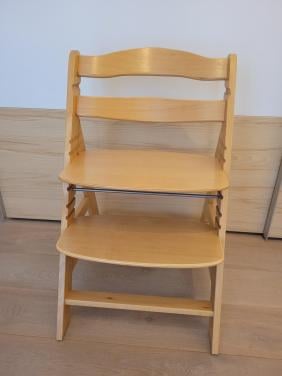 Hauck Beta+ meegroei kinderstoelset - naturel hout