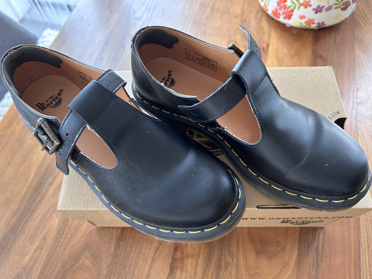 Nieuwe dr Martens, Polley, maat 41, zwart
