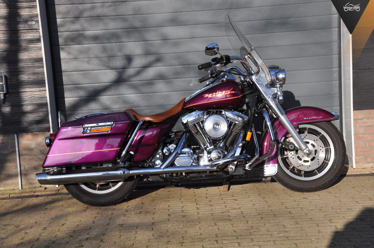 Harley Davidson FLHR Road King 1340 Evo Zeer nette motor
