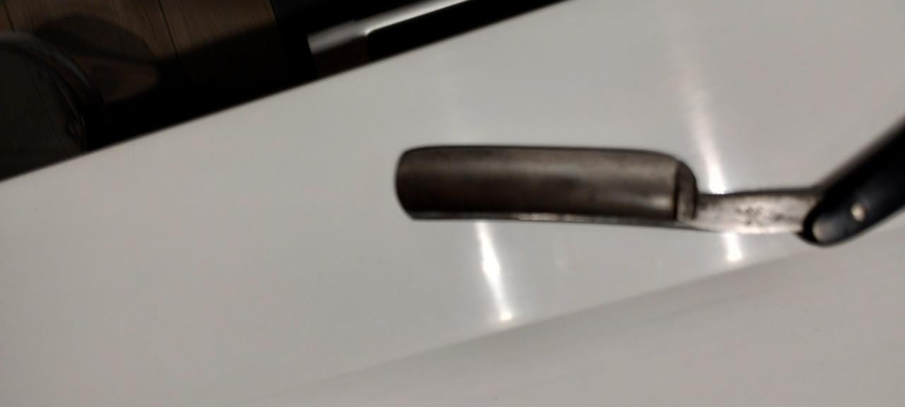 Barbiersmes gebr PITTS Cheffield.